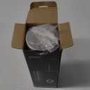 DOWRY Toilet Brush and Holder for Bathroom Storage Organization Deep Cleaning Covered Brush Cleaner Black Toilet Brush with 2 Brush Holders,Black Round