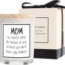 Gifts for Mom from Daughter Son, Funny Birthday & Mothers Day & Thanksgiving & Christmas Gifts(Vanilla) (Transparent)