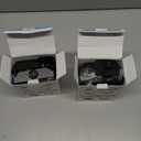 Baquler 2 Pcs 12v 150w Car Heater for Vehicle Plugs into Cigarette Lighter with 360 Rotatable Base, 2 in 1 Portable Winter Windshield Defroster Electric Defogger Warmer for Car Suv Universal(Black)