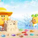 50PCS Luminous Turtle Figurines - Glow in The Dark Resin Animals with 10 Colors for Fairy Garden & Dollhouse Decor - Mini Craft Supplies Micro Landscape Ornaments