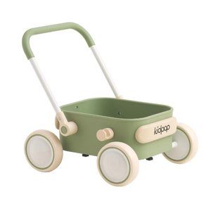 PULA Baby Push Walker with Wheels Toddler Wagon for First Learner Baby Toys 6-12 Months, 1 Year Old Birthday Gifts, Indoors and Outdoors (Green)