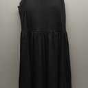 V FOR CITY Womens Summer Dresses with Built in Bra 2025 High Neck Beach Dress with Pockets Casual Flare Sun Dresses (Small, Black)