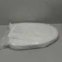 MUU Toilet seat, Slow Close, White heavy duty Toilet Seat with Non-slip Seat Bumpers Easy to Install & Clean PP Material Replacement Toilet Seat Fits All Toilet Brands Elongated Toilets(MU357-PP)