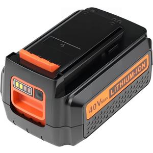 40V MAX Lithium Battery: Replacement for Black and Decker 40 Volt LBX2040 LBXR2036 LBXR36 LBX1540 LBX2540 Compatible with 36V Li Ion Charger