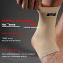 SPOTBRACE Ankle Brace Compression Sleeve(2 PACK),Breathable Ankle Support For Men Women, Foot Compression Sock for Swelling, Plantar Fasciitis, Sprain