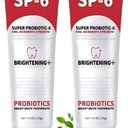 Sp-6 Probiotics Whitening Toothpaste, Sp-6 Ultra Whitening Toothpaste, Fluoride-Free, Fresh Breath Mint Flavor for Oral Health,Enhanced Formula with Enamel-Safe (2)
