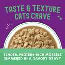 Stella & Chewy's Carnivore Cravings Wet Cat Food Pouches - Premium Salmon & Tuna Recipe - Grain-Free Morsels & Gravy - Perfect for Picky Eaters - Complete Meal or Topper - 2.8oz, 12-Pack