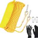 Static Climbing Rope - Heavy Duty Climbing Rope for Rock Climbing, Tree Climbing Gear, Arborist Rope, and Camping Rope - 10m (32ft), 20m (64ft), 30m (96ft)