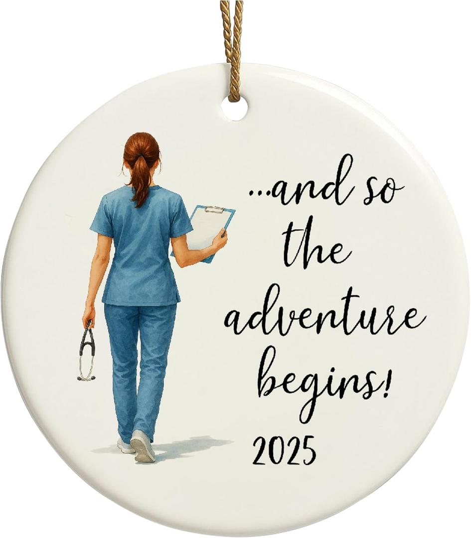 Nursing 2025 Graduation Gift, Nurse Ornament, Nurse Gifts For Women, Nurses Christmas Gifts, Nurse Appreciation Gifts For Women, New Nurse Gift, Christmas Gifts for Nurses