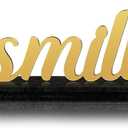 Metal Ramadan Table Decor Eid Mubarak Bismillah Decoration Golden Tray Decor for Islamic Allah Muslim Eid Mubarak Gifts Home Shelf Office Centerpiece(Classic)