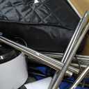 2 Person Sauna, Extra Large Sauna Box, Portable Steam Sauna Tent with 2 Steamers, 2 Folding Chair, 71x 49x 36, Black