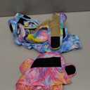 Reusable Dog Diapers Female Washable, Premium Doggie Diaper for Dogs, Pack of 3, Highly Absorbent Small Dog Diaper for Heat, Incontinence and Puppy Training, Multi Color Tie-Dye, Small