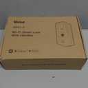 Veise VE027-H Built-in Wi-Fi Fingerprint Smart Deadbolt Lock with Handleset, App Remote & Voice Control, Keyless Entry Front Door Lock Set, Touchscreen Keypad, Auto-Lock, Easy Setup, Matte Black