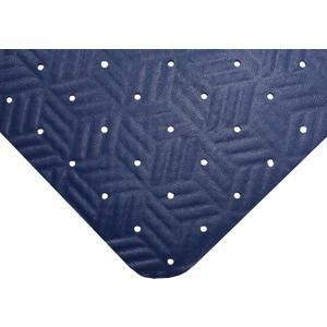 Wet Step Mat | Non-Slip Indoor/Outdoor Drainable Anti-Fatigue Mat for Wet Areas (Blue 3' x 5'), 60" x 36"