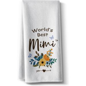 Kitchen Towels for Mimi-Funny Joked Hand Dish Kitchen DéCor, Hilarious Absorbent Tea Bar Towel, for Mimi Nana Grandmother On Mother's Day,Birthday,Christmas,Thanksgiving 16" x 24"