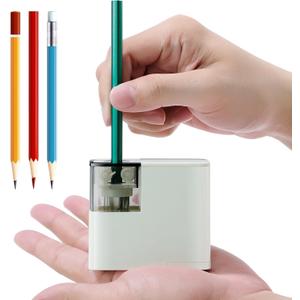 Electric Pencil Sharpeners, Battery Powered for Colored Pencils Handheld Pencil Sharpener for in for 6-8mm Colored Pencils/Office/Home