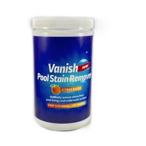 Bosh Chemical Vanish Pool & Spa Stain Remover 1 Pack (2LBS)- Natural Safe Citrus Based, Works Excellent on Vinyl, Fiberglass, and Metals, Removes Rust and Other Tough Stains