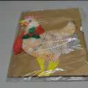 Light Up Chicken Outdoor Christmas Decor, Lights LED Yard Signs with Stakes Chicken Ornaments, Light Up Chicken with Scarf for Xmas Gifts Courtyard Lawn Garden Christmas Feeling Decoration