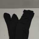 HUE Womens Super Opaque Tights with Control Top 90 Denier High Waist Pantyhose (5, Black)