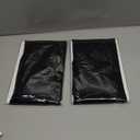 Plus Size Tights for Women 80D Soft Solid Color Opaque Pantyhose High Waist Control Top Stockings 2 Pairs (XX-Large, Black)