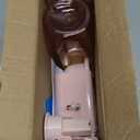 VANNON 16oz Pet Water Bottle, Gravity Dog Water Bowl Dispenser for Cage, Anti-Overflow Water Dispenser for Small Dogs, Cats, Rabbits and Other Small Animals, BPA Free, Gradient Pink