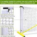 TOBWOLF 22x3ft Pickleball Net, Official Regulation Size for Indoor/Outdoor Play