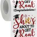 2026 Graduation Bathroom Decorations, Funny Toilet Papers for Congratulation Party Decor Supplies, Novelty Graduation Gift for Her Him, College, High School, PhD, Nurse, Law School | Novelty Design