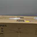 60 Smart Ceiling Fan with Lights Remote,Control via Alexa Google App Wifi,Silent DC Motor,Dimmable,Outdoor Indoor Modern Ceiling Fans for Large Bedroom Living Room Kitchen Patio,Black Walnut Brown