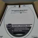 KOHLER 4636-RL-0 Cachet ReadyLatch Elongated Slow Close Toilet Seat, Soft Close Toilet Seat Quiet Lid, Contoured Grip-Tight Bumpers Installation Hardware, Apartment Essentials, White