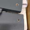 KST36 Wooden Step Stool - 250LBS Load, Non - Slip Water - Resistant Foot Stool for All Ages, Bathroom & Kitchen (Blue & White, Two Step)