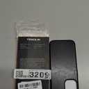 TENDLIN Compatible with iPhone 13 Case Premium Leather TPU Hybrid Case (Black)