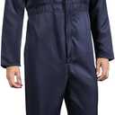 Navy Blue Jumpsuit for Men,Adult Coveralls Costume (Blue, L)