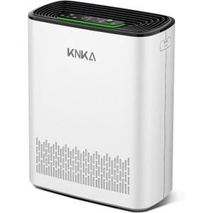 KNKA Air Purifiers for Home Large Room Bedroom Up to 1123 Ft in 1 Hr, Washable Filters, AQI Display, Turbo Mode, Auto & Sleep Modes, HEPA Air Cleaner for Dust, Pet Hair, Pollen (APH3000)