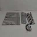 CANDANA Replacement Parts for Nexgrill 4 Burner 720-0830H 720-0830D 720-0783C 720-0783E 720-0958A, 17" Stainless Steel Grill Grate, Grill Burner, Heat Plate, Igniters for 5 Burner 720-0888N