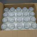 20 Pack 6.8oz Small Glass Jars With Lids, Glass Yogurt Containers With Lids, Yogurt Jars With PE Lid, Pudding Jar for Jam, Jelly, Honey, Wedding Favors
