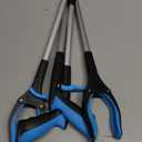 Grabber Reacher Tool - 32 Extra Long Foldable Gripper and Reaching Tool - Heavy Duty Pick Up Stick Grabbers for Seniors, Trash, Surgery Recovery Must Haves Gifts (Blue)