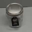 Mason Craft & More Airtight Kitchen Food Storage Clear Glass Pop Up Lid Canister, Large 3.7 Liter Pop Up Canister