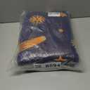 Sun And Moon Stars Hippie Throw Blanket Celestial Tapestry Double-sided Reversible Woven Cotton Home Decor Bedding Chair Couch Recliner Cover Loveseat Rug Oversized Tassels Blue Yellow (71x51)