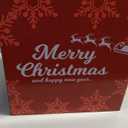 HOMESEASONS 2 Pack 18" Lighted Large Artificial Poinsettias for Outdoors LED Poinsettia Flowers Artificial Faux Poinsettia Plants Poinsettia Christmas Decorations for Office Home Kitchen Decor (Red)