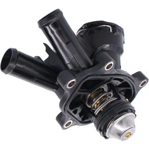 MOTOKU Engine Coolant Thermostat Assembly w/housing Gasket for Mercedes-Benz C250 SLK250 2012-2015