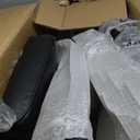 Amazon Basics Classic Faux Leather Office Desk Guest Chair with Metal Frame, Black, 27.4D x 23.6W x 35.8H in