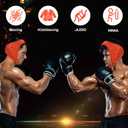 Jerify 2 Pcs Wrestling Headgear for Kids Youth Soft Grappling Headgear Wrestling Adjustable Ear Head Guard Protective(Orange) (Orange)