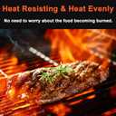 17" Grill Part Kit for Charbroil Performance 6 Burner 463228622 463229021 463229521 463229521B 463284422, Grill Grates/Heat Plates/Burners/Adjustable Crossover Tube/Ignition for Charbroil Grills