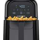 Chefman RJ38-ZF-6T TurboFry Touch 6 Qt Air Fryer w/ Digital Display and Shake Reminder - Black