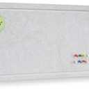 Feltor Felt Bulletin Board, 47"x23" Vision Board Contains 20 Push Pins (Random Color) School Home Wall Acoustic Panel - Beige 