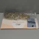 SARLA Invisible Wire Hair Extensions with 3 Clips Long Wavy Curly Synthetic Hairpiece for Women Adjustable Transparent Headband 22 Inch Bahama Beige