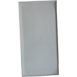 Anti-Collision Wall Padding for Kids Playroom, Upholstered Wall Mounted Headboard, Waterproof Soundproof Peel and Stick Headboards for Bedroom, Kindergarten, Baby Protector Wall Panels Light Grey
