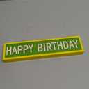 Amyhill Street Birthday Centerpiece Cartoon Street Party Sign Wooden Cake Table Decoration for Toy Decor Friend Birthday Party Supplies Decoration