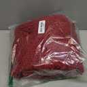 Smiry Luxury Chenille Bathroom Rugs 47x17, Extra Soft and Absorbent Shaggy Bath Mat, Machine Washable, Non-Slip Plush Carpet Runner for Tub, Shower, and Floor, Home Decor Accessories, Burgundy