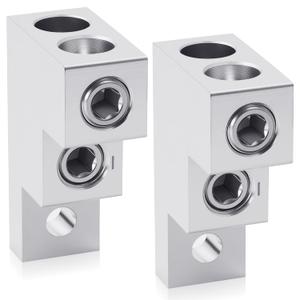 2 Pack Mechanical Panelboard Lug Grounding Mechanical Lug Two Conductors, 300 Awg, 300mcm - 6sol Wire Range